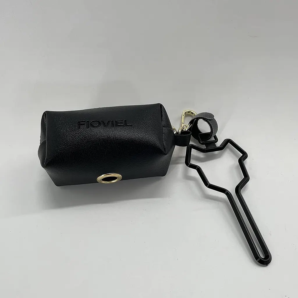 Диспенсер для біопакетів Fioviel dog poop bag dispenser чорний - фото 3
