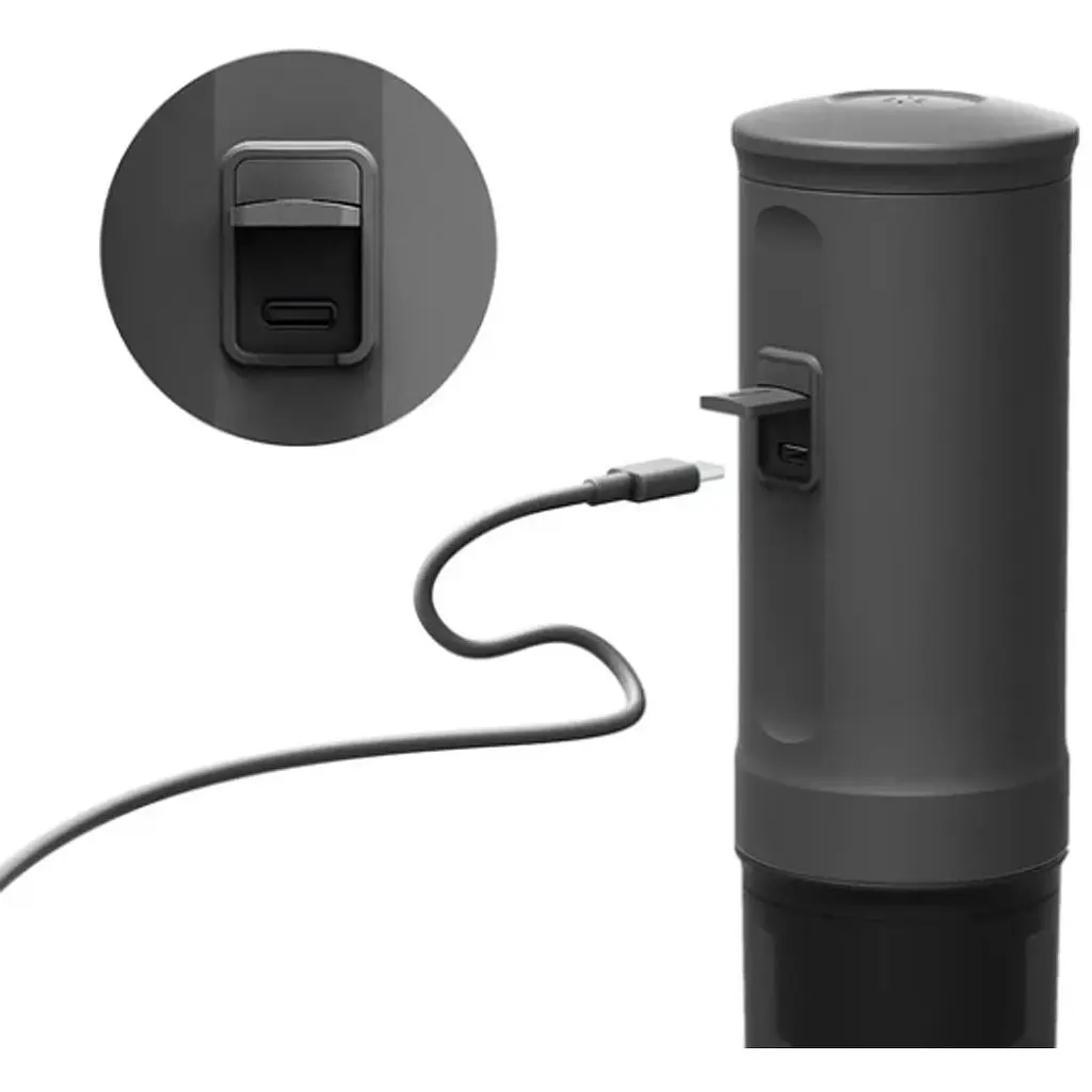 Портативна кавоварка Outin Nano Espresso Machine Space Grey (OTEM-01-SG) [168804] - фото 3