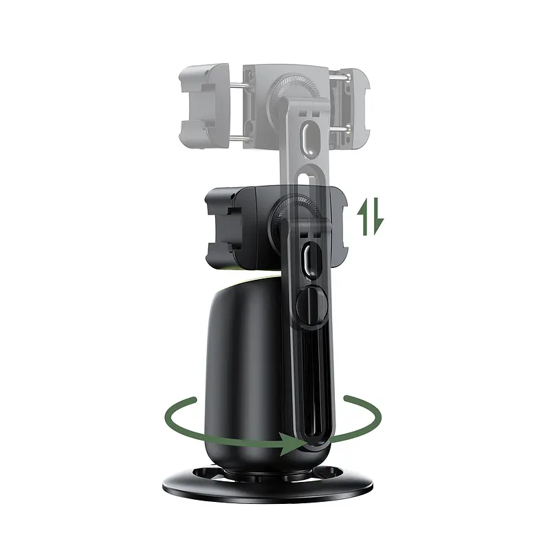 Смарт-штатив ACEFAST E44 360-degree AI intelligent follow-up PTZ Black (6974316286356) - фото 4