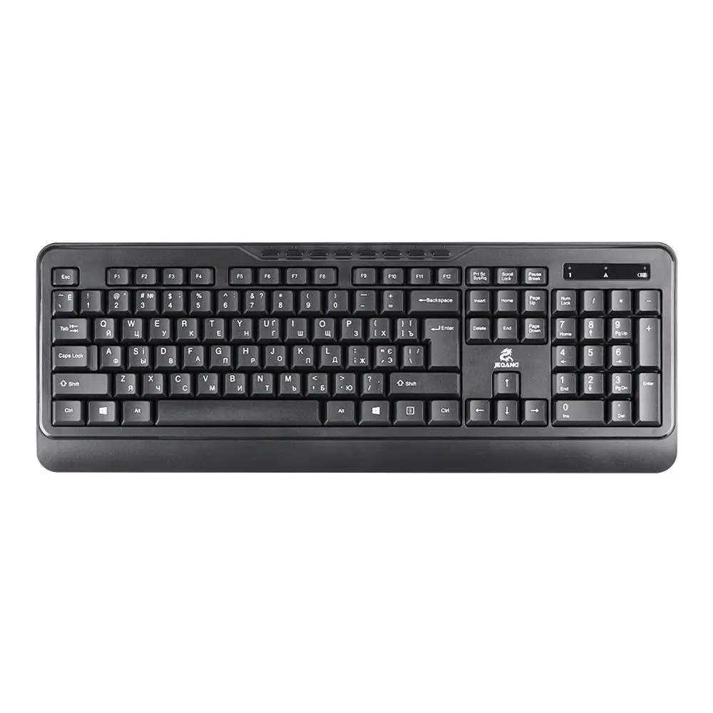 Беспроводная клавиатура и мышь с эргономичным дизайном Jeqang JW-6800 (39147-01_359) - фото 5