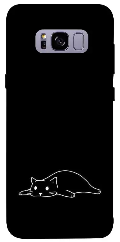 TPU чохол Demsky Lazy cat для Samsung G955 Galaxy S8 Plus