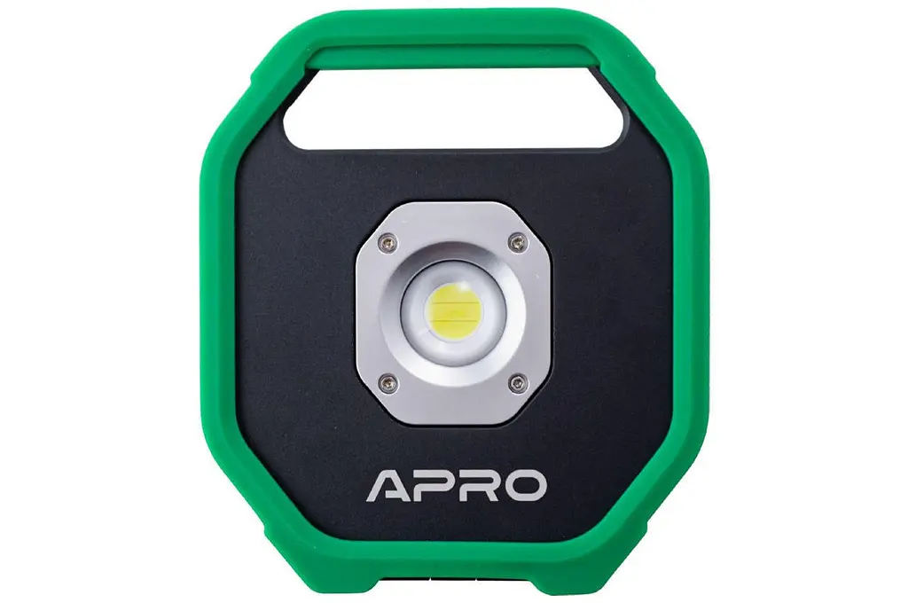 Прожектор вуличний світлодіодний LED акумуляторний Apro 10 Вт Li-Ion - фото 5