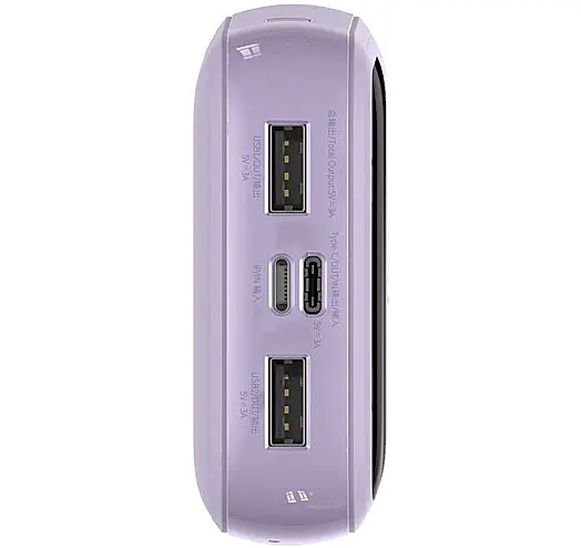 Портативна батарея Baseus Qpow Digital Display 10000 mAh 15W iP Edition 2022 Edition PPQD050105 Purple - фото 3
