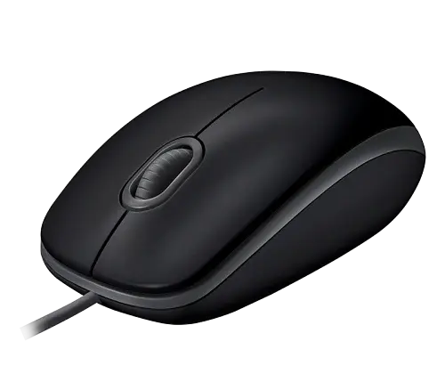 Миша Logitech B110 Silent, Black, USB, оптична, 1000 dpi, 3 кнопки, 1.8 м (910-005508) - фото 2