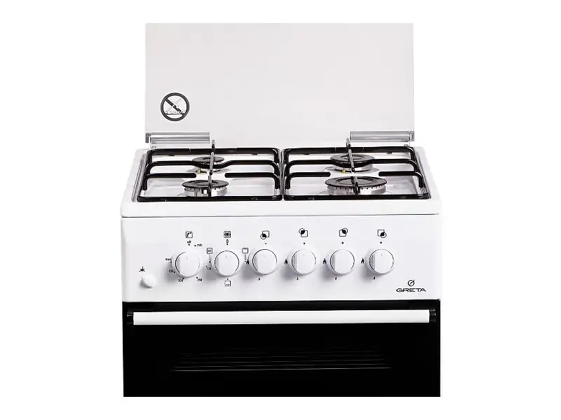 Плита комбінована Greta 1470-GE-01A WH білий (GE 5702 MG 28 (W)) - фото 4