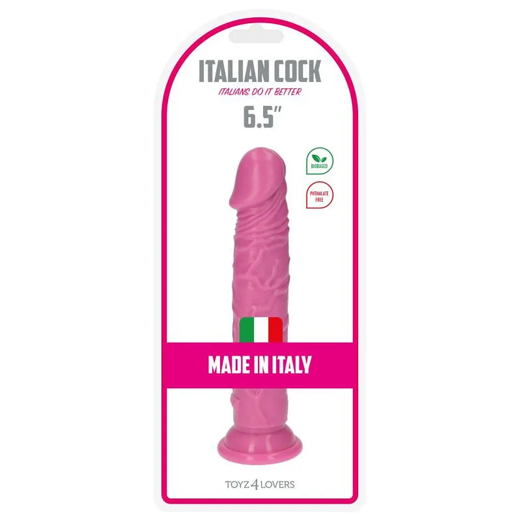Фалоімітатор Toyz4lovers Amedeo, 16.5 см (рожевий) - фото 7