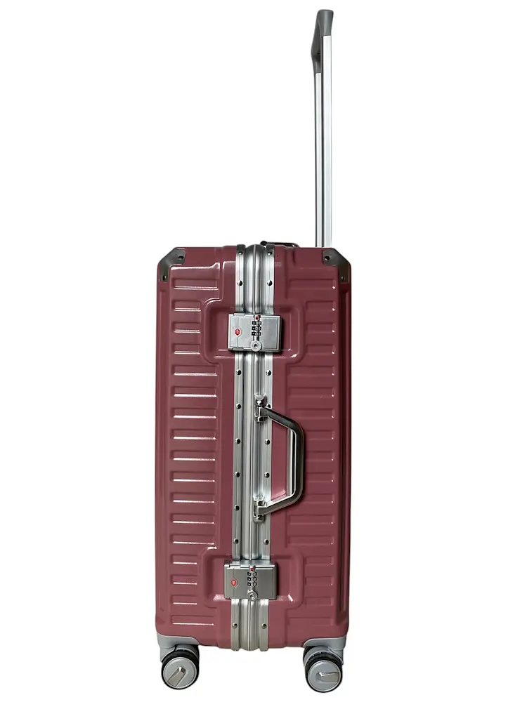 Валіза середня M Milano bag 013 полікарбонат Рожеве золото - фото 4