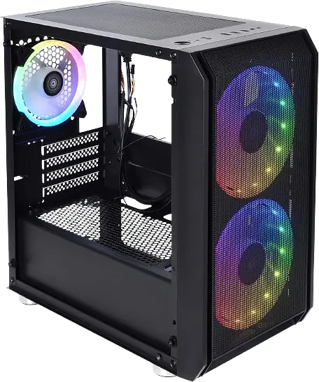 Корпус Qube Neptune Mini ARGB Black (QB08N_FCNU3) - фото 2