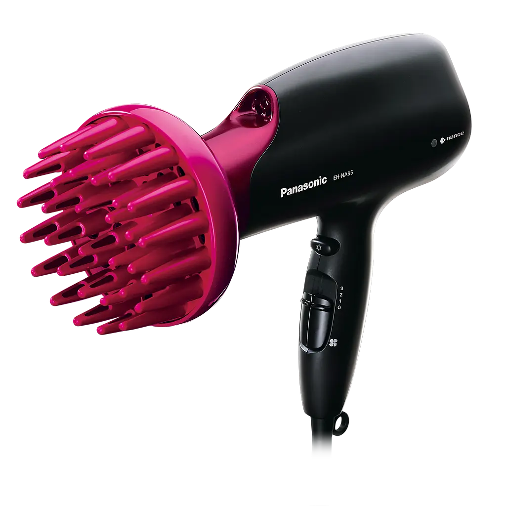 Фен для волосся Panasonic Nanoe care чорно-бордовий - фото 4