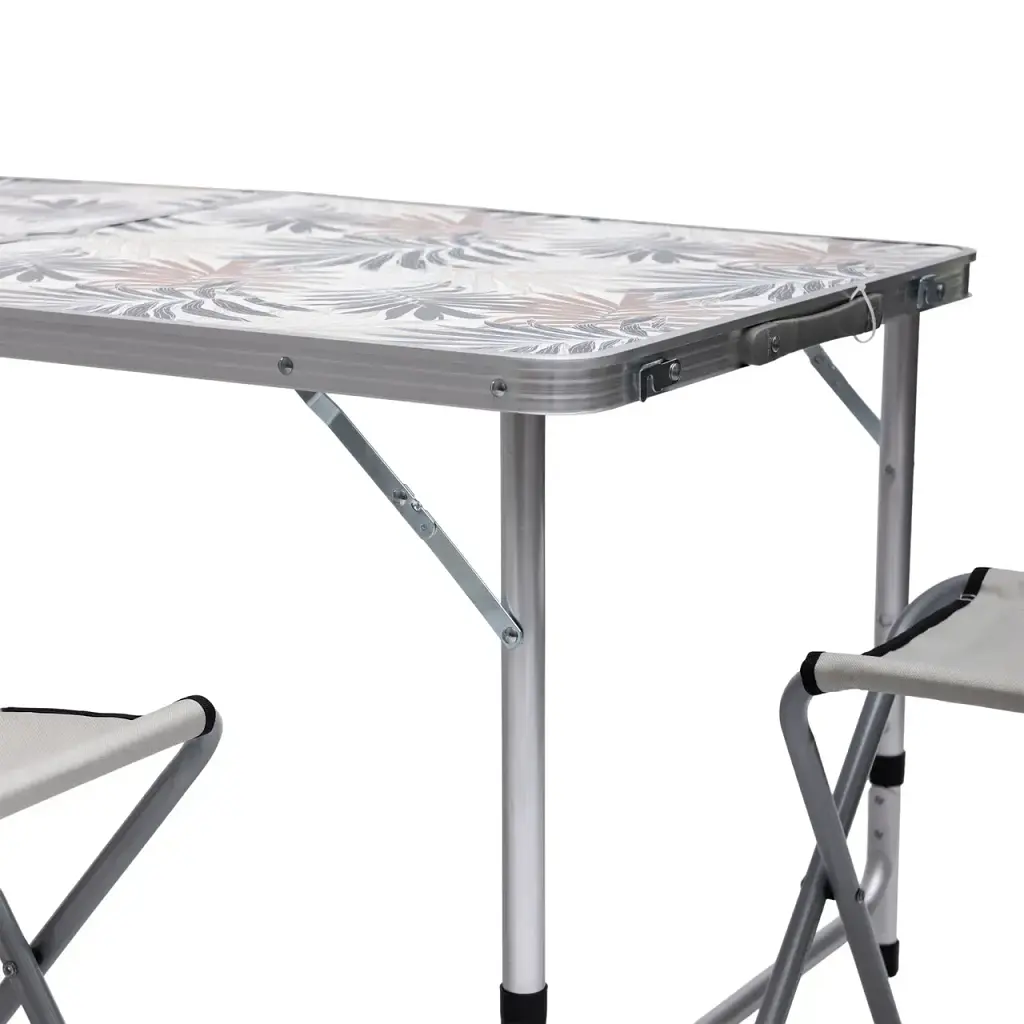 Стол для пикника LUGI JY-12060PL раскладной со стульями 120х60х70/61/54 см - фото 4