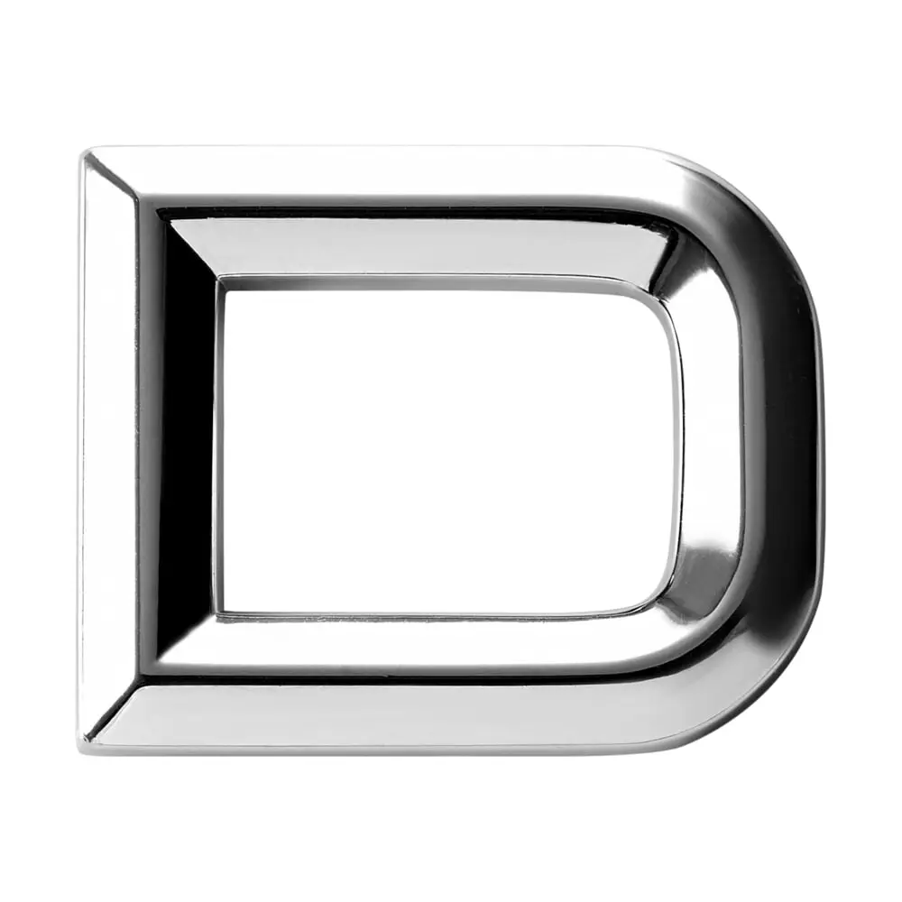 3D-літера D з гранню MAK (30283)