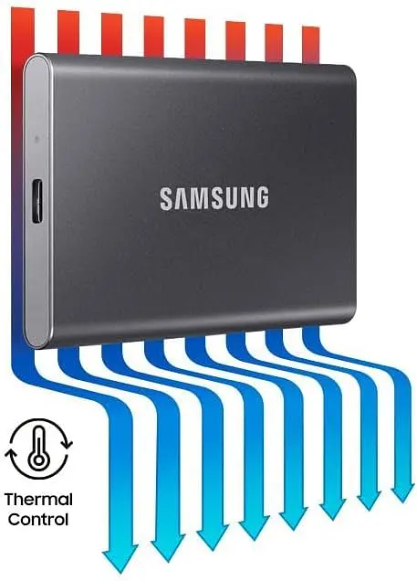 Портативний SSD Samsung 4TB USB 3.2 Gen 2 Type-C T7 Shield - фото 5