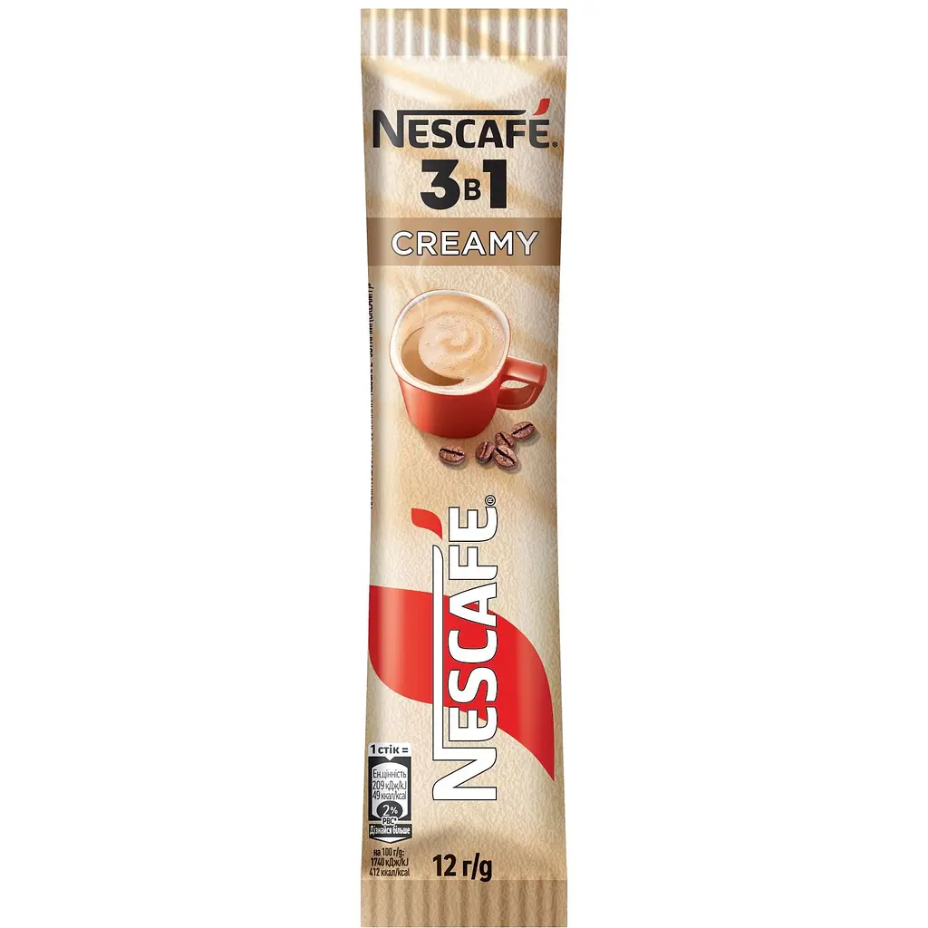 Набір: Кавовий напій Nescafe 3 в 1 Creamy стік 12 г x 24 шт. - фото 3