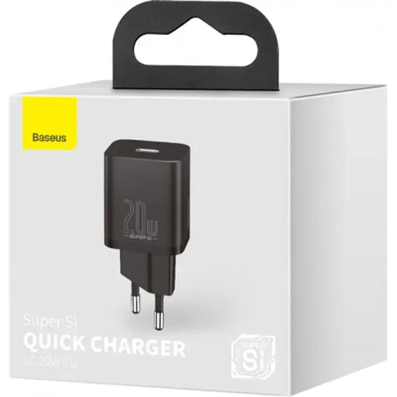 Зарядний пристрій Baseus 1 Type-C 20W (CCSUP-B01) - фото 5