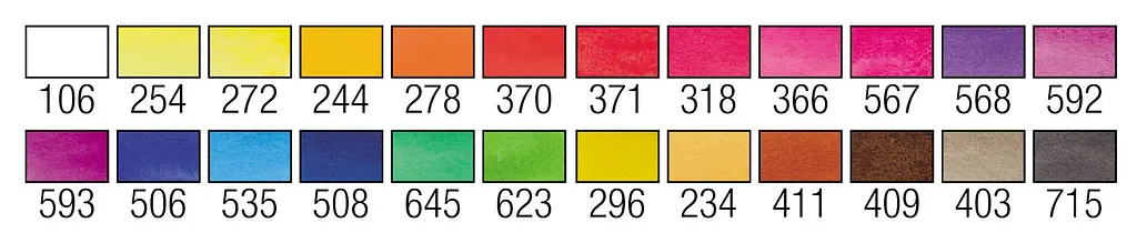 Набір акварельних фарб Van Gogh Botanical Colours 24 кювети Royal Talens (8712079422868) - фото 3