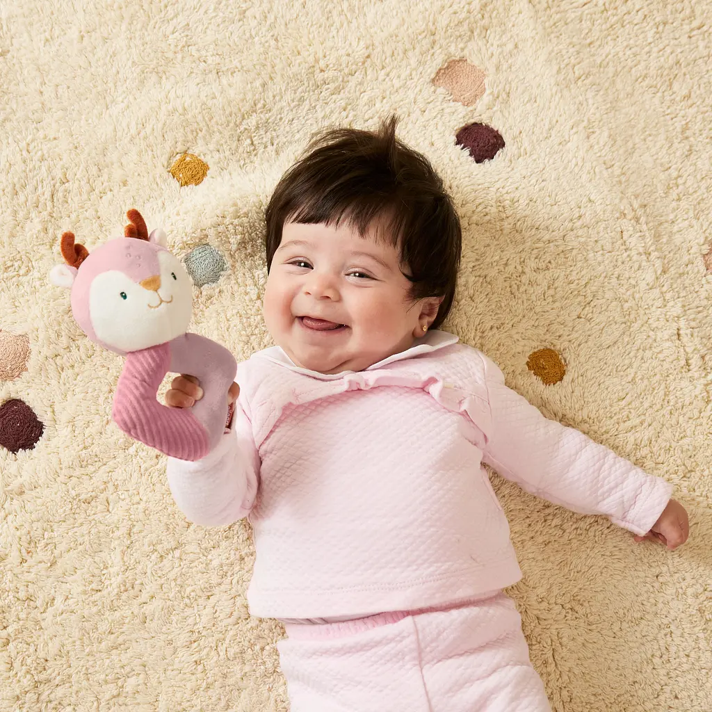 Подарунковий набір в коробці (текстильний комфортер та брязкальце) Miniland Baby Deer Gift (97370) - фото 6