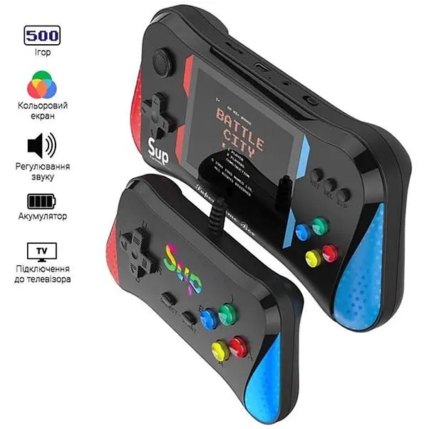 Ігрова консоль XPRO X7M 500 в 1 портативна 3.5 дюйми з джойстиком (43810-X7M_783) - фото 3