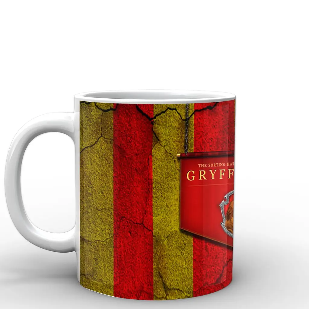Кружка GeekLand Harry Potter Гарри Поттер Гриффиндор HP.02.076 330 мл белая - фото 3