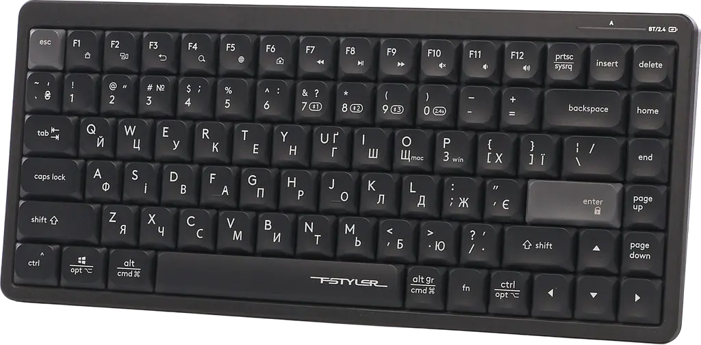 Клавіатура бездротова A4Tech FBX53C Black - фото 3