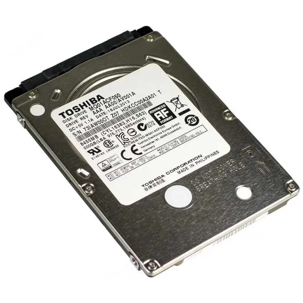 Жорсткий диск Toshiba для ноутбука 2.5" 500 ГБ (MQ01ACF050)
