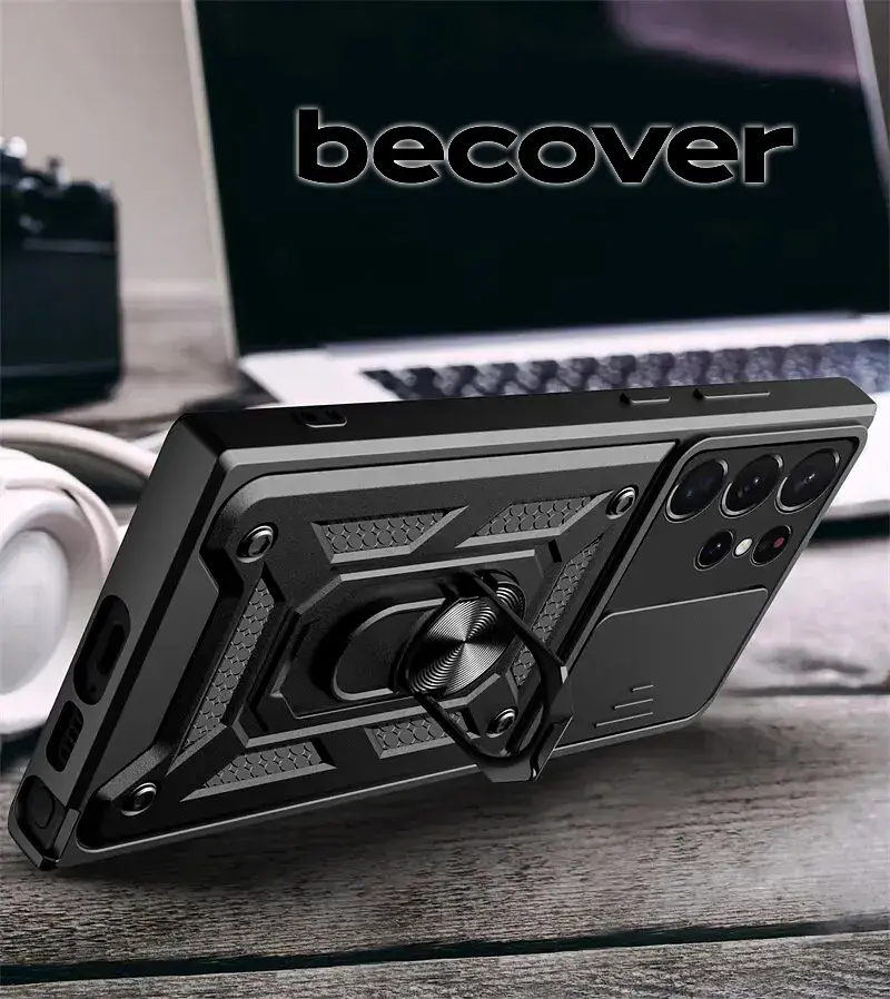 Панель BeCover Military для Samsung Galaxy S23 Ultra SM-S918 Black (709998) - фото 3