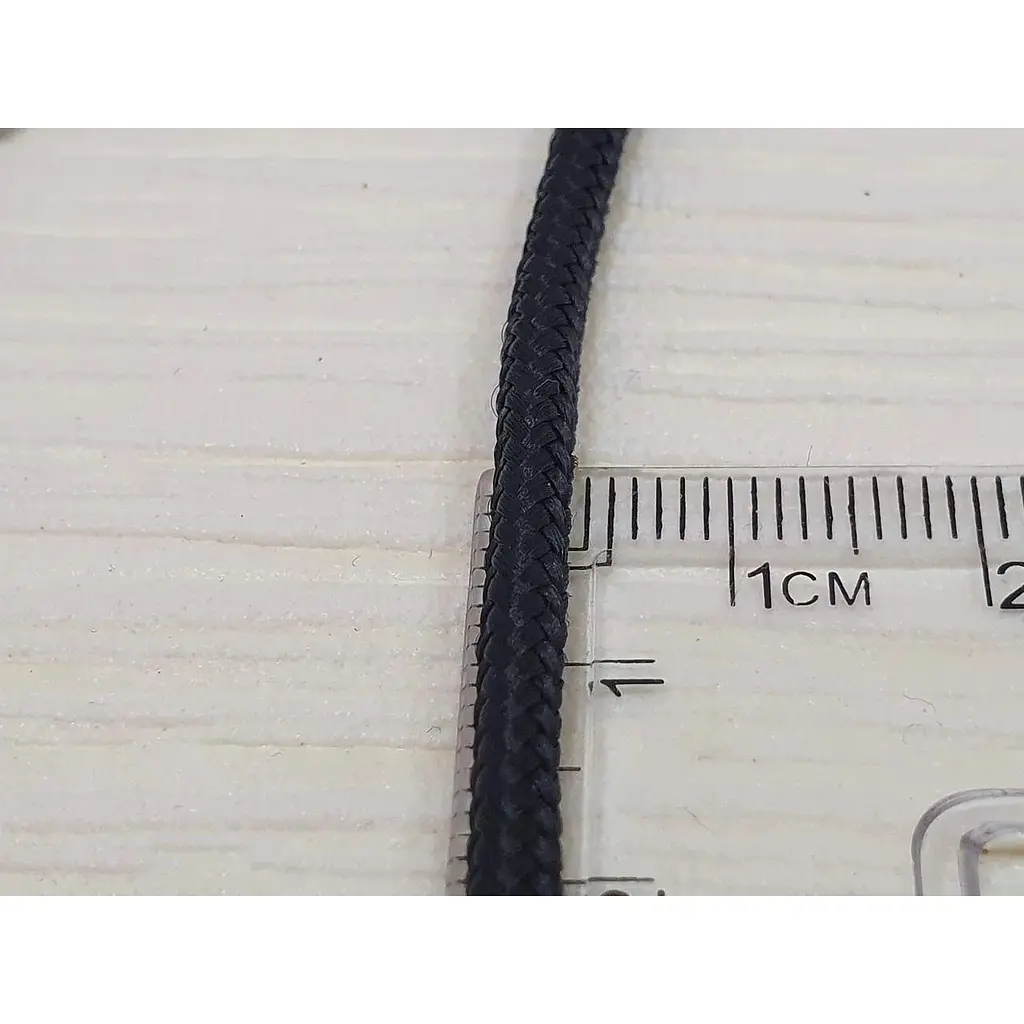 Ювелирный шнурок из текстиля Харьковская ювелирная фабрика с серебряными вставками. 5524\1-Р 50 65 - фото 2