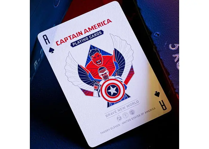 Карты игральные United States Playing Card Company Theory11 Captain America - фото 2