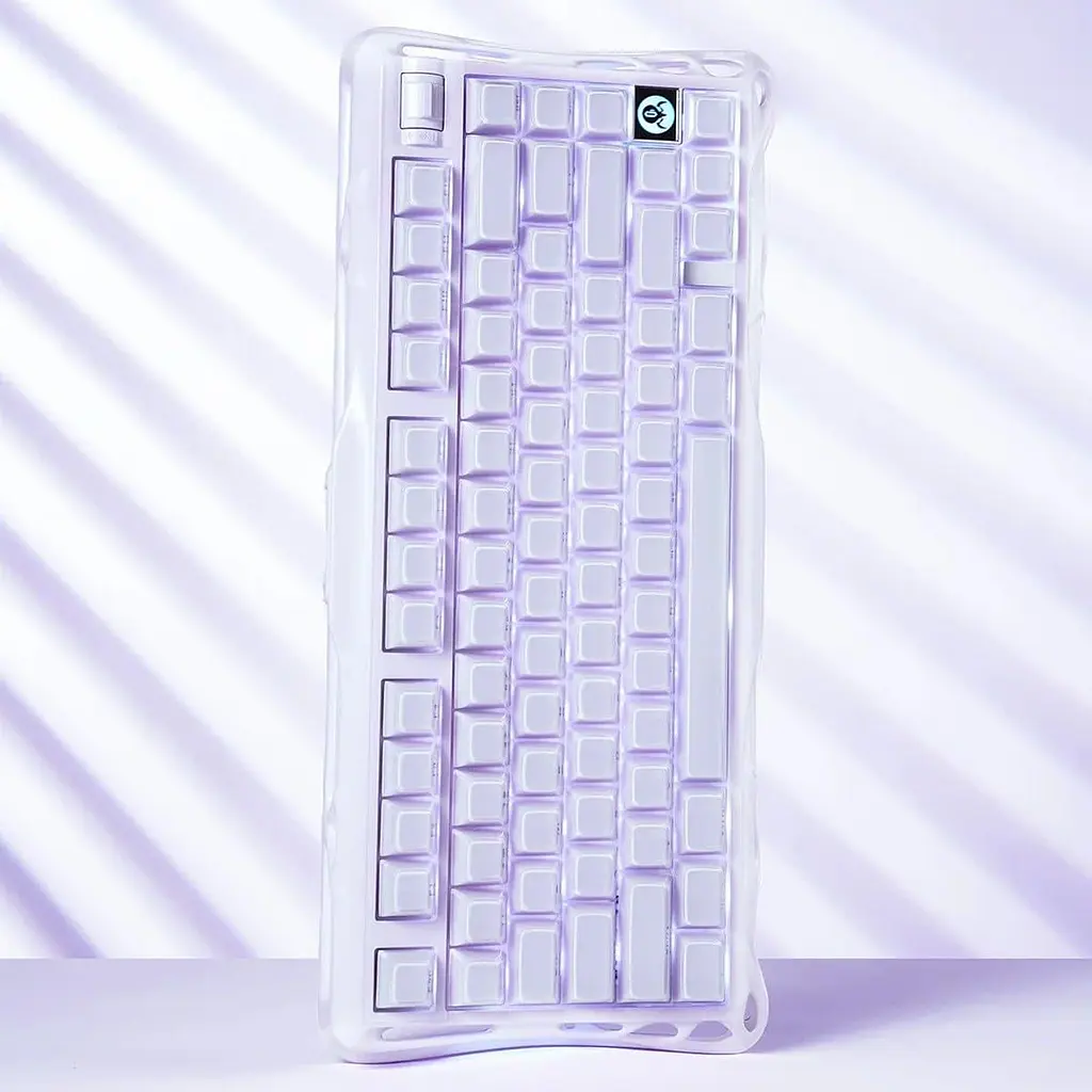 Клавіатура GravaStar Mercury K1 80keys Kailh Cheery Pink EN/UKR BT/WL/USB Lavender Purple (GSK1_PL) - фото 5