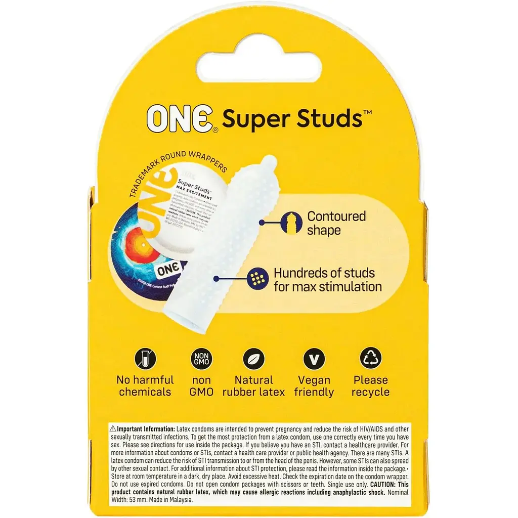 Презервативи One Super Studs 3 шт. - фото 2