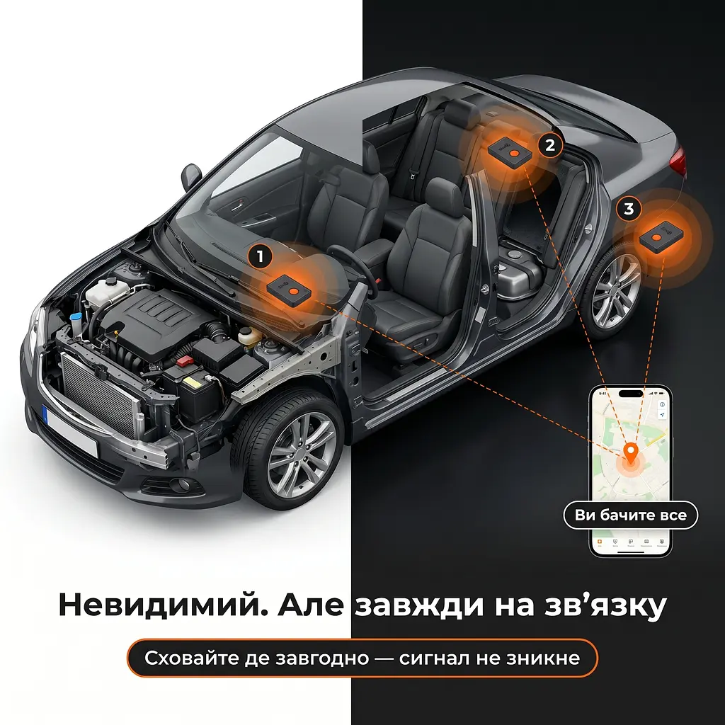 SinoTrack ST-904 2G | Міні GPS трекер з вбудованим акумулятором 1200 mAh, мікрофоном, кнопкою SOS та безкоштовним моніторингом для авто, дітей, тварин і літніх людей - фото 9