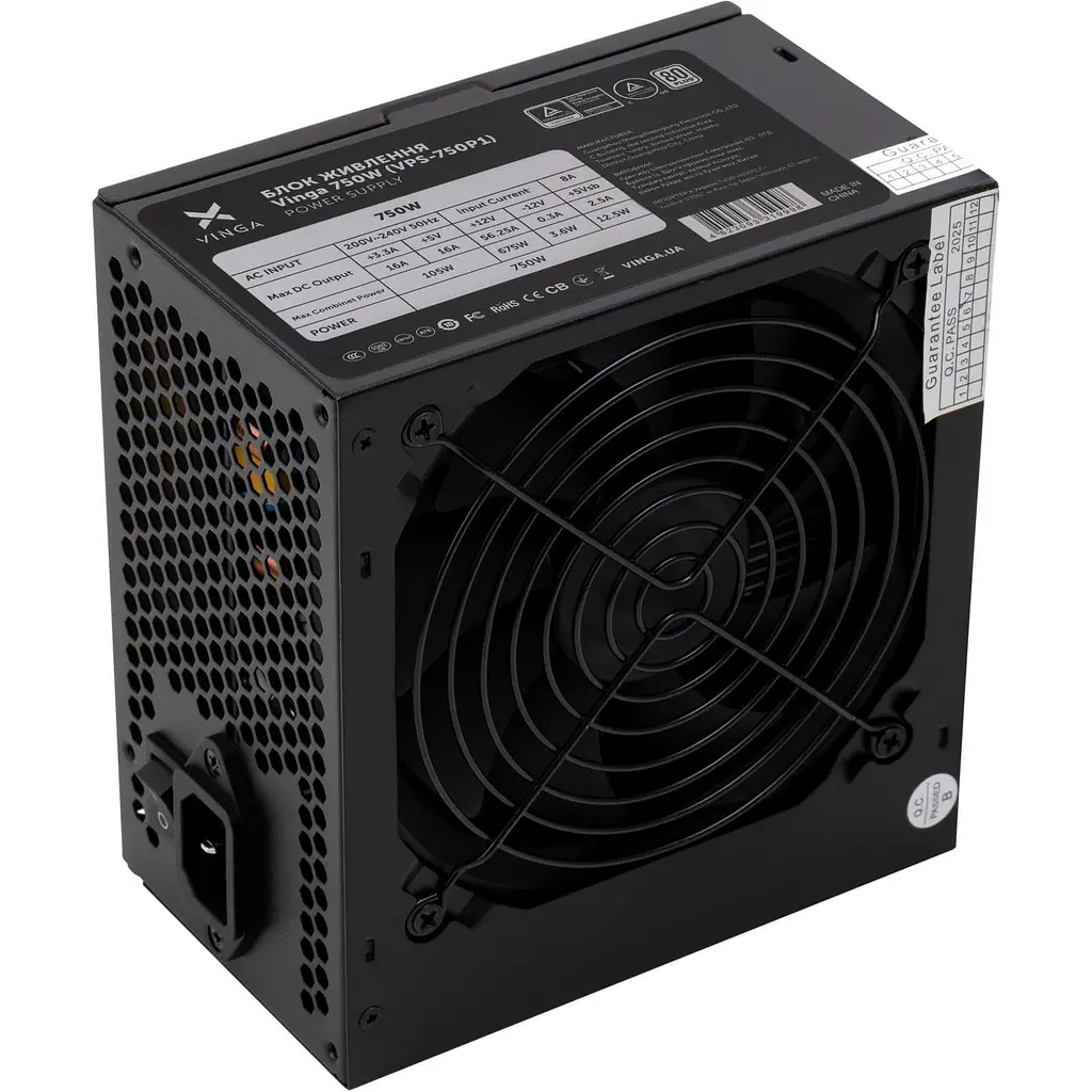 Блок живлення Vinga 750W 80+ (VPS-750P1) - фото 11