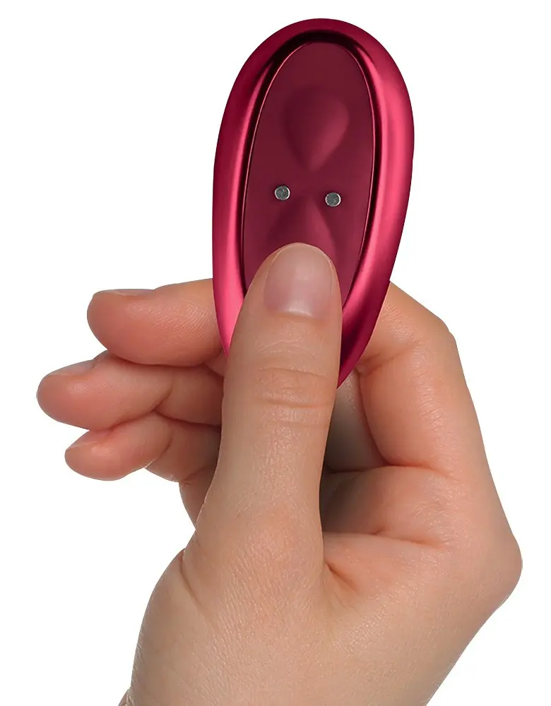 Вибратор Rocks Off Ruby Glow Blush 18.5 см красный - фото 8