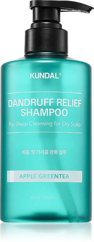 Шампунь проти лупи "Яблуко та Зелений чай" Kundal Dandruff Relief Shampoo Apple Green Tea 500 мл