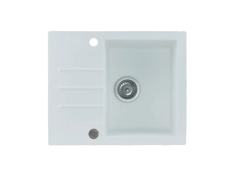 Кухонна мийка Kernau KGS A 4560 1B1D Pure White