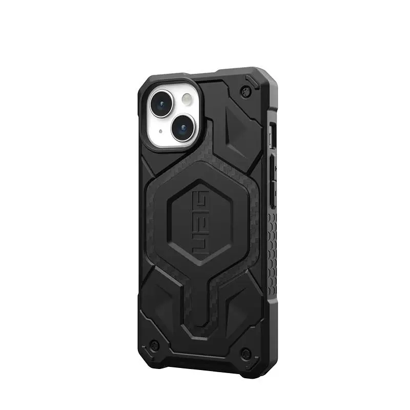 Чохол-накладка Urban Armor Gear Monarch Pro Magsafe для Apple iPhone 15 Carbon Fiber (114219114242) - фото 4