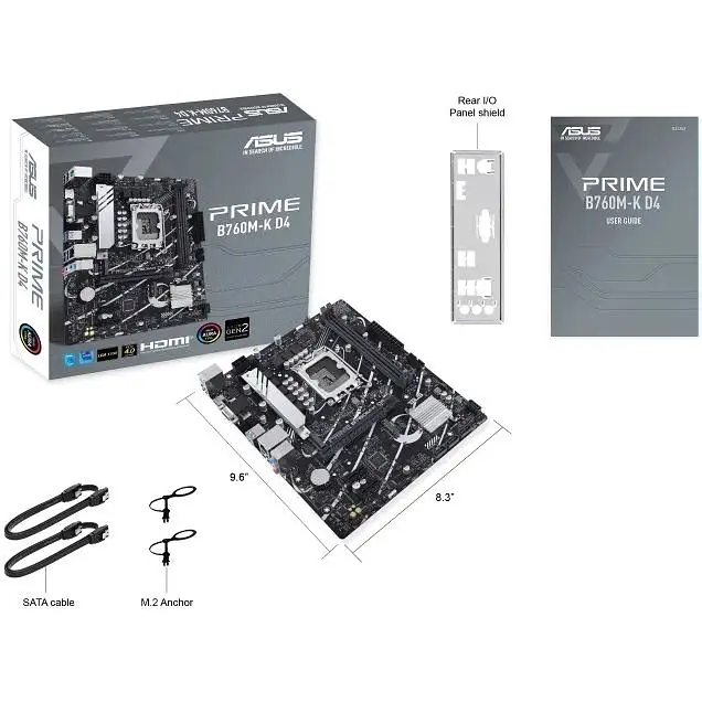 Материнская плата Asus Prime B760M-K D4 Socket 1700 - фото 7