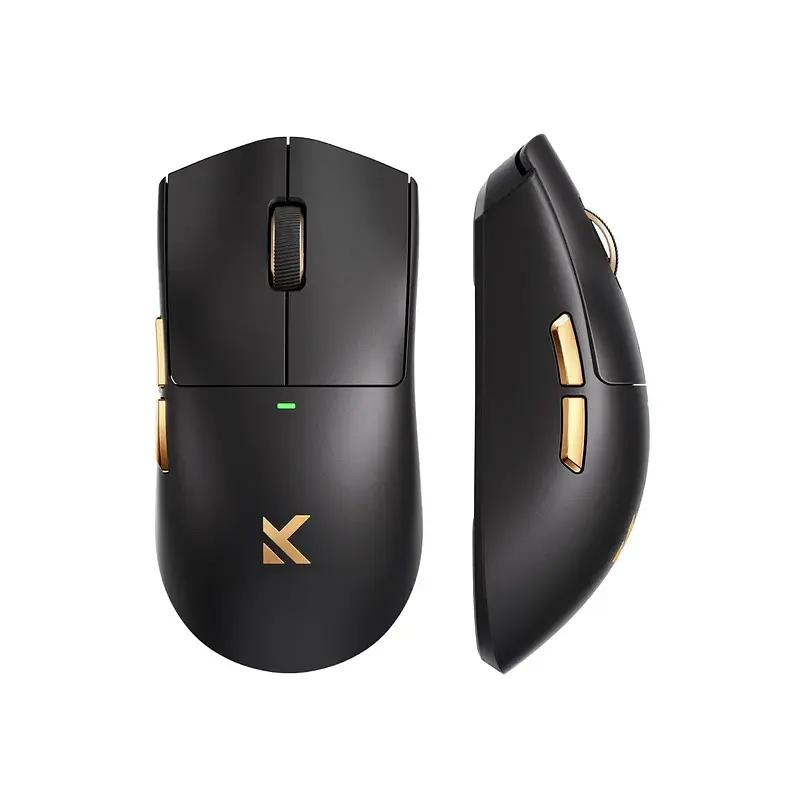 Беспроводная игровая мышь MCHOSE K7 Ultra / Три режима подключения / PAW3950 / 42 000 DPI / Black - фото 2