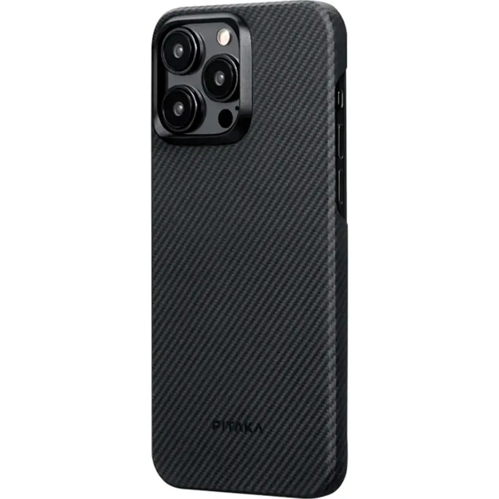 Чехол Pitaka MagEZ Case 4 600D Twill для Apple iPhone 15 Pro Max Black/Grey [KI1501PMA] [95016] - фото 2