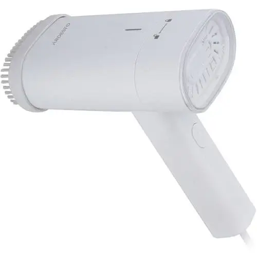 Відпарювач Ardesto SI-S1200W, White, 1200W, постійна пара 22г/хв, об'єм бака для води 120мл, керамічна підошва, делікатна насадка, складна ручка