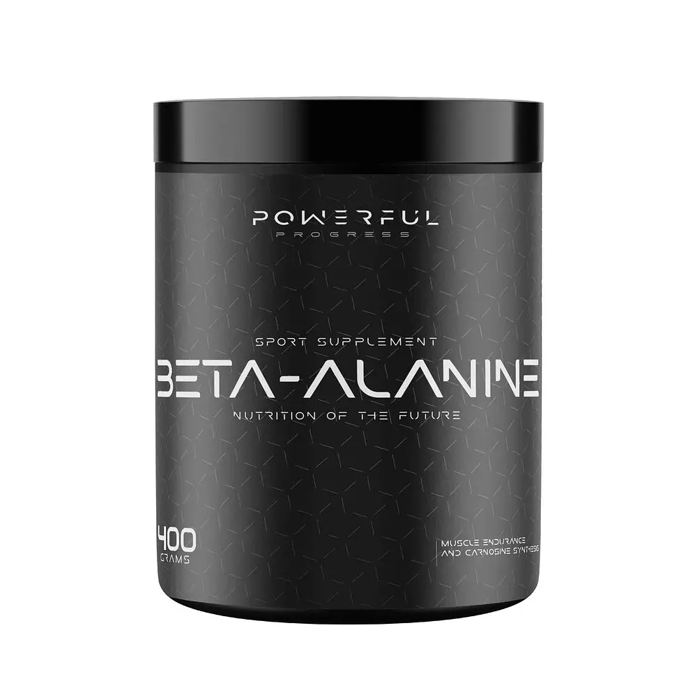 Бета-аланін Powerful Progress Beta-Alanine, 400 грам - Малина