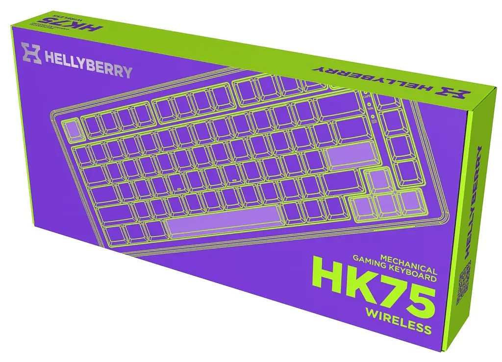 Клавиатура HATOR Hellyberry HK75 wireless White-Violet (HK75_wireless) - фото 9