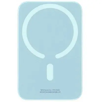 Внешний аккумулятор Baseus MagSafe 6000mAh 20W (PPCX020003) голубой - фото 4