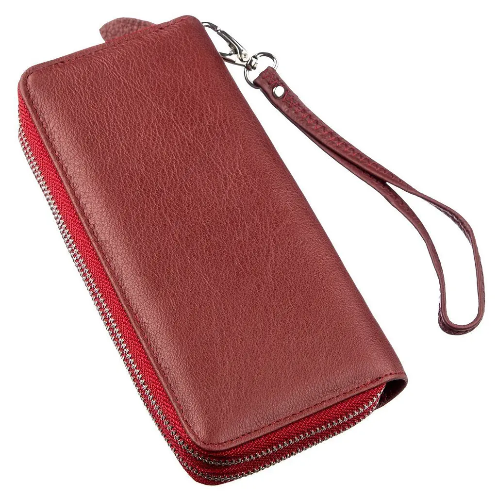 Багатофункціональний гаманець-клатч ST Leather 18868 червоний - фото 6