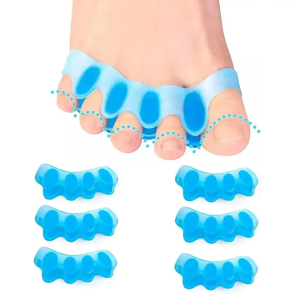 Коректор розділювач для пальців ніг силіконовий 2 шт. Blue (16053) - фото 2