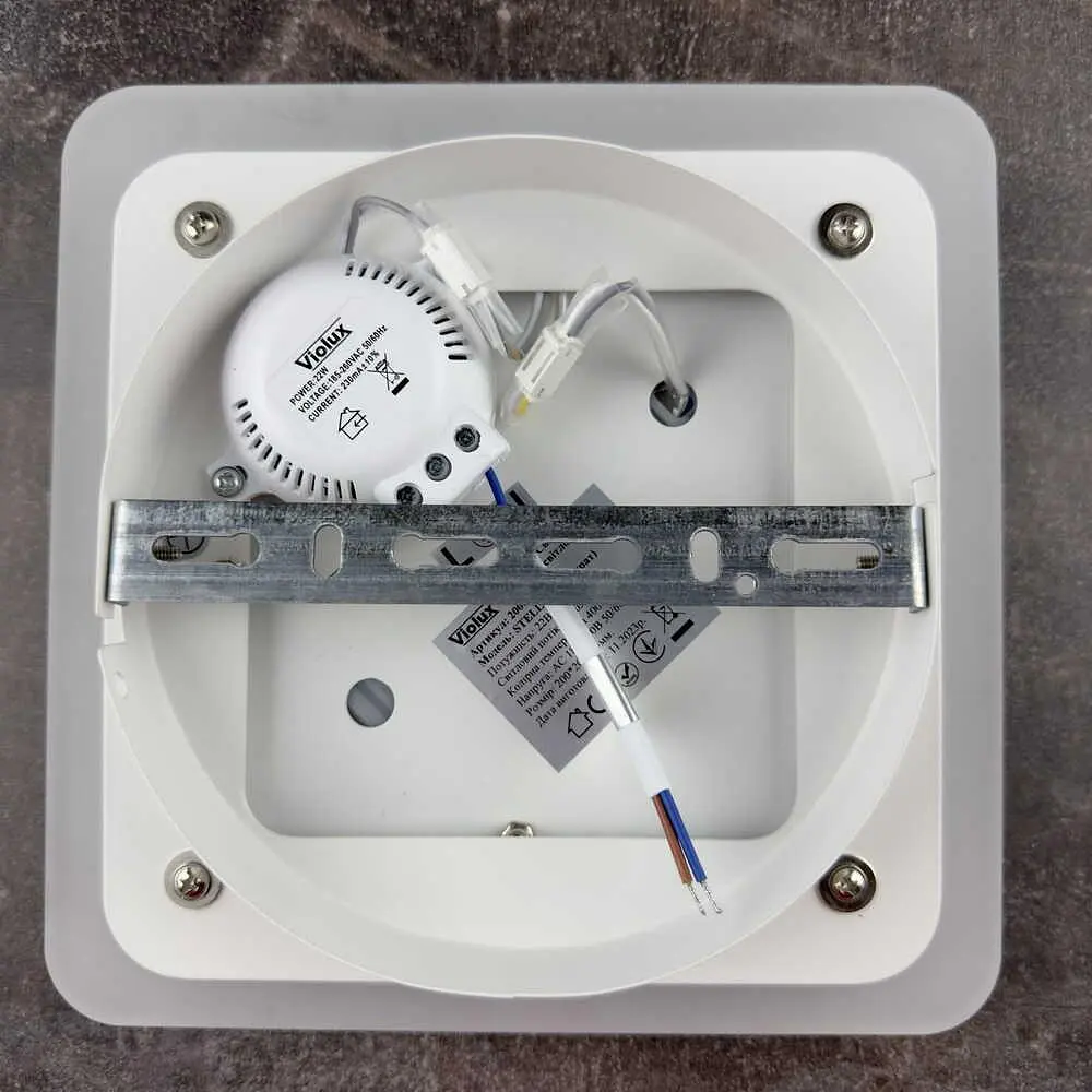 Світильник LED Violux ДББ STELLAR квадрат 22W 4500K IP20 ( 200080 ) - фото 6