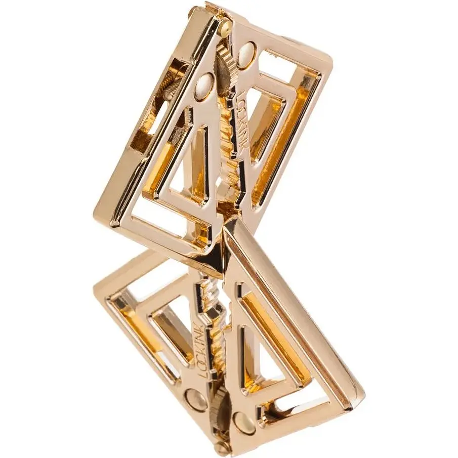 Затискачі для сосків з легкої підвіскою Lockink Adjustable Nipple Clamps With Light Pendant - Golden - фото 4