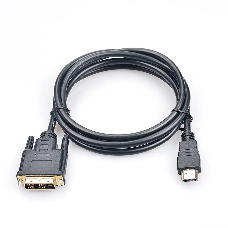 Кабель Prologix Premium HDMI - DVI V 1.3 (M/M), Single Link, 18+1, 0.5 м, Чорний (PR-HDMI-DVI-P-01-30-05m) - фото 3