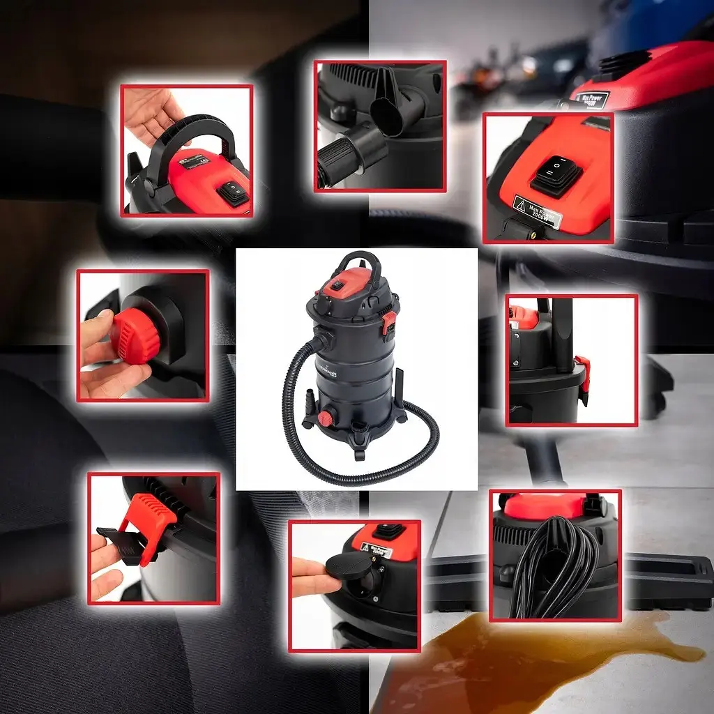 Пилосос промисловий Lehmann Dace 3600W 30 L - фото 3