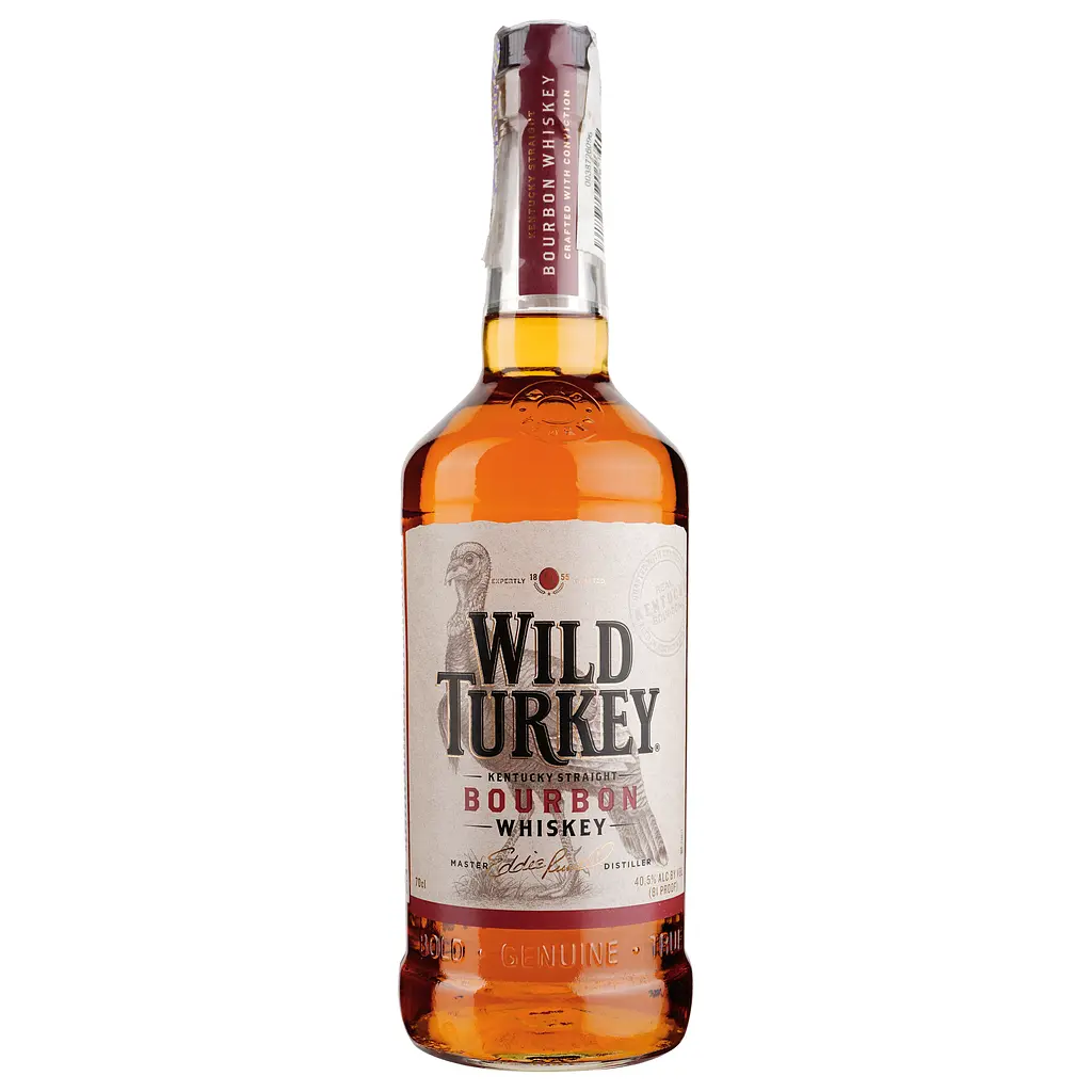 Набір: віскі Wild Turkey Bourbon Whiskey 40.5% 1.4 л (0.7 х 2 шт.) - фото 2