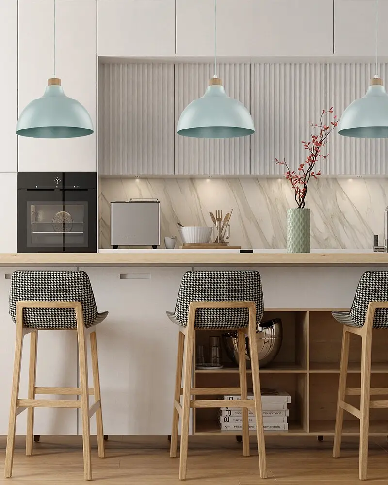 Подвесной светильник, люстра TK Lighting 5901 Cap E27 1x15W IP20 синий - фото 3